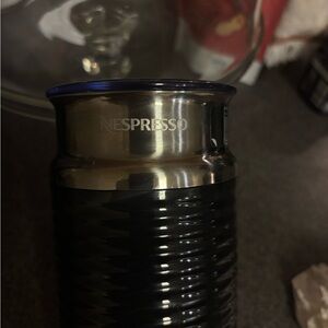 Nespresso Black and Silver Milk Frother